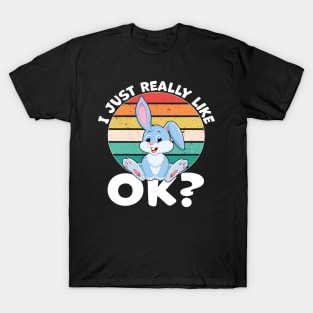 I Just Really Like Bunny Rabbit Lover T-Shirt